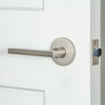 thumbnail image 3 of Viaggio Clomil_Prv_238_Rh Circolo Right Handed Solid Brass Privacy Door Lever Set - Nickel, 3 of 7