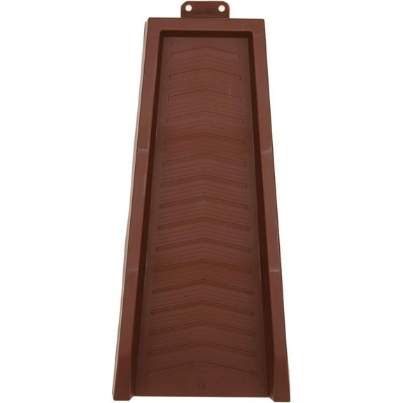 Master Mark Splashblock, Decorative Gutter Downspout Extensions, Splashguard, Foundation Water Diverter, Rain Gutter Guard, Plastic 24 Brown
