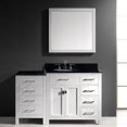 thumbnail image 2 of Virtu Caroline Parkway 57'' Single Bathroom Vanity Set with Black Galaxy Top and Mirror, 2 of 2