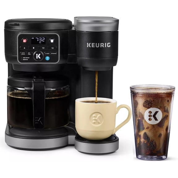 Restored Keurig K-Duo Gen 2 Hot & Iced Single Serve   12-Cup Carafe Coffee Maker, 72 oz Reservoir (Refurbished)