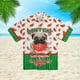 thumbnail image 2 of Camisas de moda para hombres con estampado de perro en 3D, camisa de manga corta para hombre, botones de solapa, ropa femenina, blusas casuales divertidas de Harajuku, 2 of 4