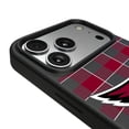 thumbnail image 3 of Keyscaper Arizona Cardinals Plaid Magnetic Bump iPhone Case, 3 of 6