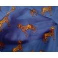 thumbnail image 4 of oneOone Silk Tabby Fabric Horse Block Decor Fabric Printed BTY 42 Inch Wide, 4 of 4