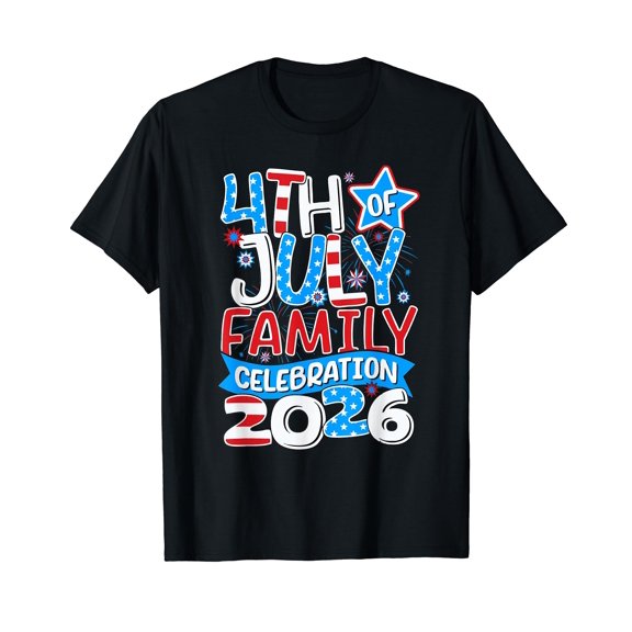 4th of July Crew Family Celebration 2026 T-Shirt