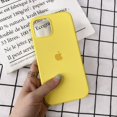 thumbnail image 1 of Líquido de lujo suave silicona teléfono caso para iPhone 11 Pro Max 11Pro caramelo color sólido protección completa contraportada BAP3, 1 of 4