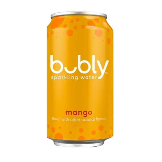 Bubly Sparkling Water, The Super Mario Galaxy Movie Blackberry, Strawberry Sunset, Bellini Bliss, Mango Vareity Pack Zero Sugar & Zero Calories, 12 fl oz Cans ( 4Pack )