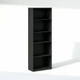 thumbnail image 5 of Furinno GEHRY 5-Tier Media Storage with AdJUSTable Shelves in Blackwood, 5 of 6