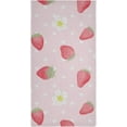 thumbnail image 7 of Dreamtimes Strawberry Soft Hand Towels 2-Piece Absorbent Bath Towel Decorative Fingertip Towels for Bathroom Gym Spa Hotel Beach Swimming Pool,14.4" x 28.3", 7 of 7
