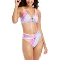 thumbnail image 3 of RACHEL Rachel Roy Women's High Waist Ring Swim Bottom, Multi, X-Small, 3 of 3