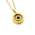 thumbnail image 2 of MOON & SELF Collar Rueda Del Destino Laminado Oro 18k Zodiacal Giratorio, 2 of 5