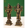 thumbnail image 3 of 8" Tirupati Balaji with Padmavati | Handmade, 3 of 4