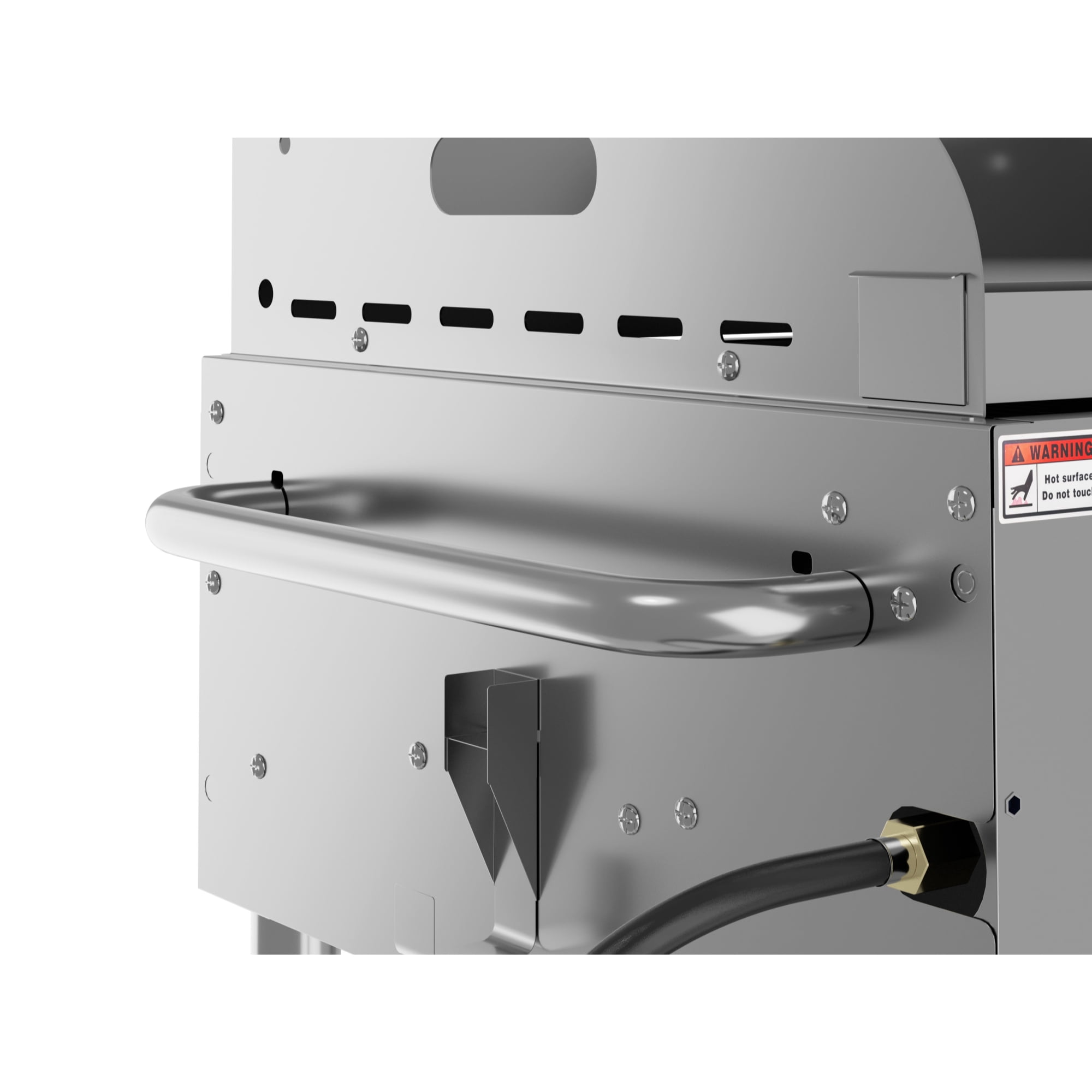 60 in. 8-Burner Commercial Outdoor Propane Gas Grill with 30 in. Griddle in Stainless-Steel, ETL Listed (CGKIT6-G30)