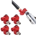 thumbnail image 1 of Conector de Manguera de Aire de 360 ​​Grados, Accesorios de Aire Industriales 4 Piezas Resistente a la Corrosión para Amolador, 1 of 7