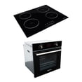 thumbnail image 3 of Combo PERFETTA SUPRA Horno Eléctrico Empotrable Zafiro Display Digital 220 V y Parrilla de Inducción Magnética 4 Quemadores 220 V Cristal Templado Negro., 3 of 9
