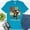 Aqua, variant on BRUH Field Day T-Shirt for Boys | Funny Dab Dance Retro Graphic Tee, ColumbiaBlue, 3XL