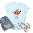 thumbnail image 6 of Basketball Game Day Hoop - Women's Short Sleeve Graphic T-Shirt, 6 of 10