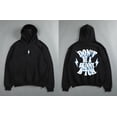 thumbnail image 1 of Sudadera con capucha de algodón para hombre, suéter informal con estampado gráfico, ropa deportiva de gran tamaño, color negro liso, para gimnasio, S-6XL xuanjing unisex, 1 of 2