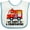 White and Blue, variant on Inktastic Fireman Daddy is a Firefighter Boys or Girls Baby Bib