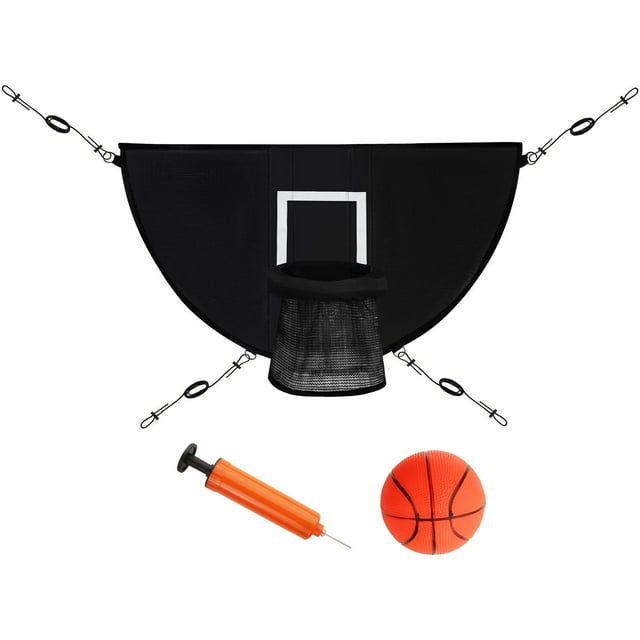 Aro De Baloncesto Para Trampolín Con Cuerdas Juego De Portería De Baloncesto Para Niños En El Patio Trasero Sunnimix aro de baloncesto