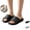 Black, variant on Mfakffe Shower Shoes Open Toe Non Slip Slides Soft Hollow Drain Slip on Sandals Lightweight House Slippers