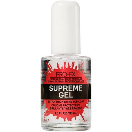 - PRO-FX Supreme Gel Top Coat, 0201 real gel, 1.0 fl oz