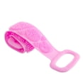 thumbnail image 2 of Monstrate Depurador de silicona para baño, herramienta multifuncional para fregar la espalda, cepillo para toallas de baño y ducha para el hogar Juegos de accesorios de baño rosado Monstrate HA5348-02, 2 of 6