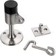thumbnail image 4 of Tope de puerta de acero inoxidable con gancho, tope de puerta resistente con tornillos, 4 of 5