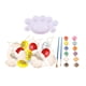 thumbnail image 4 of 20 Piezas Huevos de Pascua Blancos Pintura Huevos de Pascua en Blanco Dibujo Juguetes Pintables Creativos para Festival Niños Fiesta de Pascua Favores Doble cara BLESIY huevos de pascua en blanco, 4 of 8