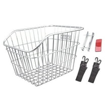 Moyitang Rear Bike Basket Basket Iron Easy Install Bike Wire Basket Cargo