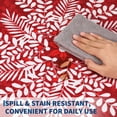 thumbnail image 5 of Christmas Area Rug, Non-Slip Washable Snowflake Living Room Rug, Soft Low Pile Rug Holiday Decor Xmas Floor Carpet for Living Room, Bedroom, 5 of 11