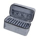 thumbnail image 2 of Caja para guardar pulseras, vitrina para joyas, organizador de mesa de cuero sintético de terciopelo. Gris, 2 of 9