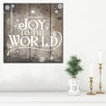 thumbnail image 4 of Ready2HangArt Christmas Joy to World Textual Canvas Wall Art, 4 of 4