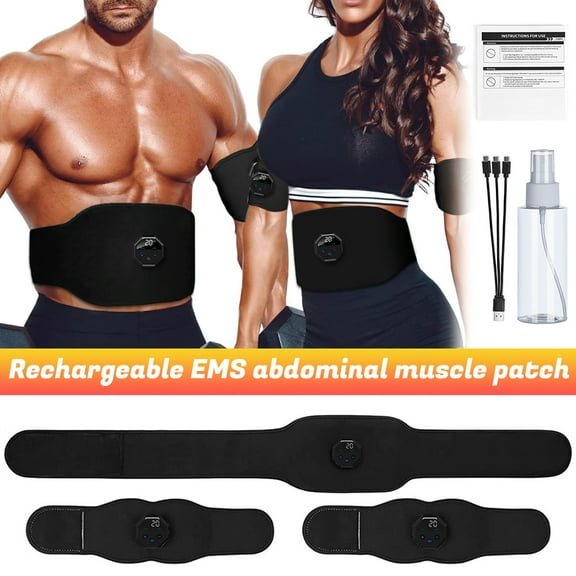 ABS Stimulator,DFITO Muscle Machine Workout Equipment, Ab Toning Belt Muscle Toner Fitness Training for Abdomen/Arm/Leg