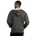 thumbnail image 3 of COUVER Men's Active Casual 100% Cotton Terry Zipper Hoodie, Charcoal Grey M, 1 Count, 1 Pack, 3 of 4
