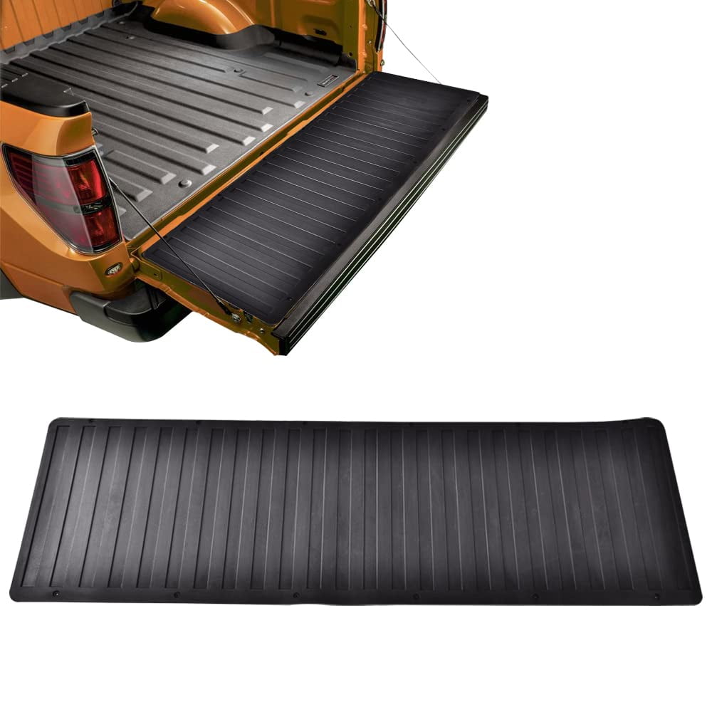 PIT66 Truck Bed Tailgate Mat, Pickup Tailgate Protector Mats, Rubber