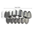 thumbnail image 6 of ZYHARUKO Removable Mouth Grillzs Set Top and Bottom Tooth Caps Comfortable Dentals Grills for Party, 6 of 8