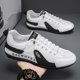 thumbnail image 2 of Zapatillas deportivas De malla para hombre, zapatos informales transpirables, Tenis planos blancos De lujo para exteriores, Primavera, 2 of 5