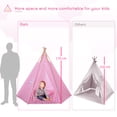 thumbnail image 3 of Qaba Kids 67" Play Tent Portable Toy with Mat Pillow + observation window Carry Case Indoor Outdoor, 3 of 9