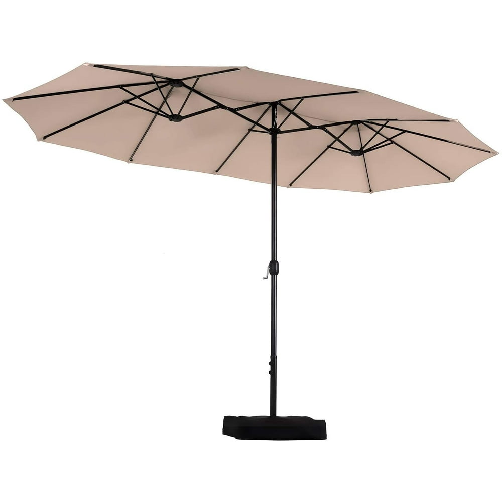 Sophia & William 15FT Outdoor Patio Umbrella Extra Large Double Sided