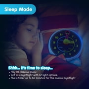 BEST LEARNING Interactive Talking Clock Toy for Kids 3-6 Years Teaches Time with Quiz and Sleep Mode
