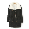thumbnail image 5 of Women's Winter Mid Length Thick Warm Faux Lamb Wool Lined Jacket Coat, 5 of 7