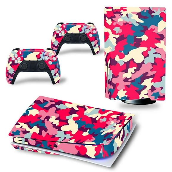 Seitruly Aplicable a la versión de unidad óptica PS5, consola de juegos, pegatina para el cuerpo, pegatina para el mango (5#) Videojuegos y accesorios
