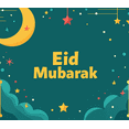 thumbnail image 4 of Eid Mubarak Banner Decoration with Crescent Star Lantern Designs Backdrop for Eid Celebration Party Decoration Photography Props, 4 of 4