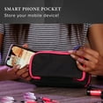 thumbnail image 6 of Casemaster Plazma Pro Dart Case Black with Pink Zipper and Phone Pocket, 6 of 10
