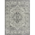 thumbnail image 2 of Hauteloom MARASH Living Room, Bedroom Area Rug - Traditional - Black, Off White, Ivory - 5'3" x 7'3", 2 of 7