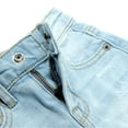 thumbnail image 4 of KIDSCOOL SPACE Boys Summer Denim Shorts, Ripped Soft Elastic Band Inside Half Jean Pants,18*24 Months, 4 of 5
