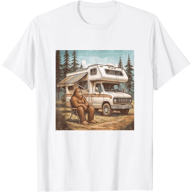 Camiseta divertida para camping RV para hombres y mujeres