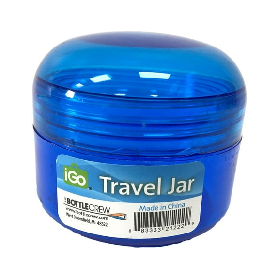 iGo 2 oz Travel Jar Plastic Storage Container