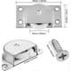 thumbnail image 2 of 2 Pack Furniture Sliding Caster Wheels (Nylon Single Wheel), 2 of 4