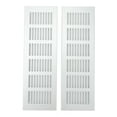 thumbnail image 2 of Air Vent Grille Aluminum Alloy Silver Rectangular Ventilation Grille Cover for Cabinet Closet RV Camper, 2 of 7